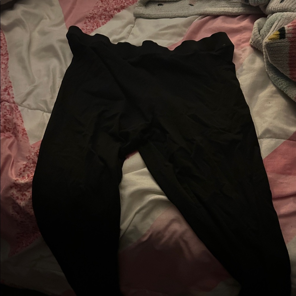Black High-Waisted Leggings